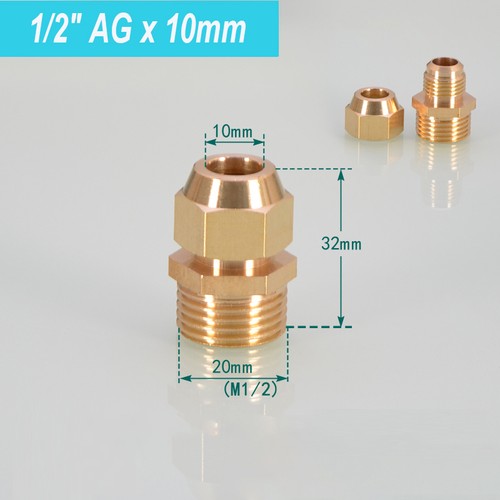 8 1 2 außengewinde - 1/8"1/4"3/8"1/2",