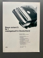 Braun sixtant Nr. 1 meistgekauft in Deutschland 1969 Vintage Ad Werbung Reklame