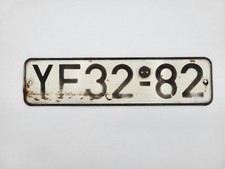 Kennzeichen Nummernschild DDR