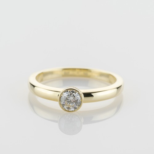 Ring aus 585er gelbgold mit - 585er,