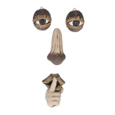 2 x Baumgesicht Deko-Gesicht