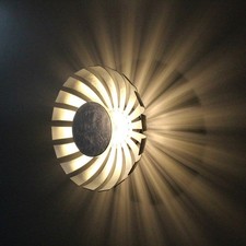 Luce Design LED Wandlampe Deckenleuchte Flare Silber Ø35cm 24W 2200lm warmweiß