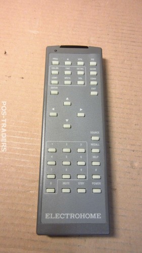 Electrohome projector remote - electrohome,