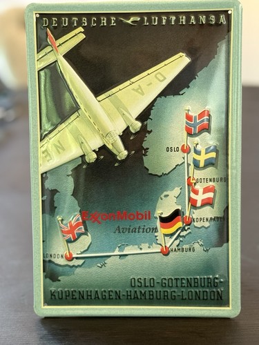 Lufthansa blechschild - lufthansa, 3d