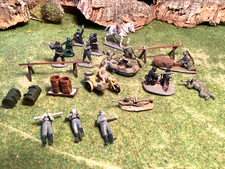 Militär Soldaten Figuren Pferd und Zubehör 1:72 WK II