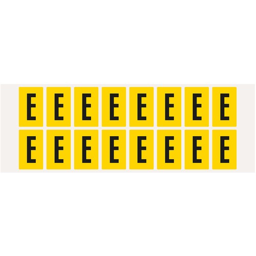 Aufkleber buchstabe - aufkleber, e