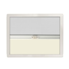 Verdunklungsrollo Insektenschutz Kassettenrollo 100x65cm Grau Wohnwagen Rollo