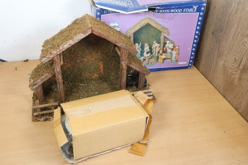 Vintage krippe mit - krippe,