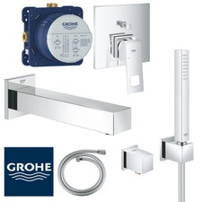  Grohe Eurocube Unterputz Set Wanne Badewanne Wannenarmatur m/o. Wanneneinlauf