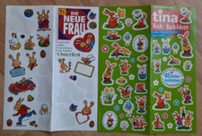 Abziehbilder Ostern Dekoration Osterbilder Ostersticker Oster-Aufkleber