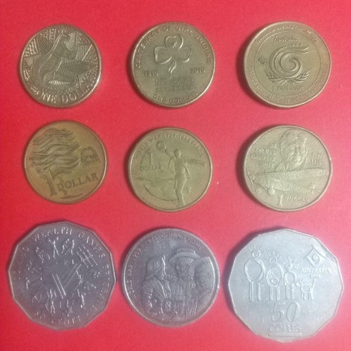Australian coin set - 9-coin, with
