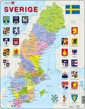 Puzzle - Schweden (politisch)