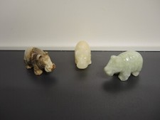 3 kleine Tierfiguren Nashorn