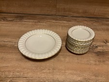 Gebäck Teller  Schale  D 17 cm + 9 Dessertteller D 9,5 cm Thomas Bavaria