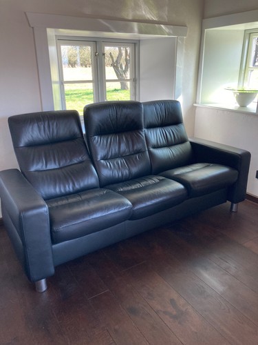 Stressless sofa leder schwarz - stressless,