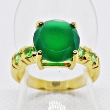 Aventurin Tsavorit Ring 925