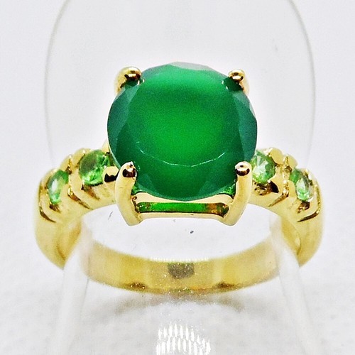 Aventurin tsavorit ring 925 - tsavorit,