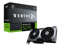 MSI GeForce RTX 5070 12G VENTUS 2X OC, GDDR7, 192 Bit, 7680 x 4320 Pixel