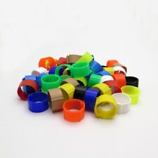 50 Clipsringe 18 mm - Geflügelringe Hennen Hühnerring Vogelringe - Farbauswahl