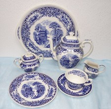 Royal Sphinx Cambridge Old England blau  - Kaffeeservice Teile z. Auswahl