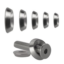 Rosetten Edelstahl VOLLMATERIAL Unterlegscheiben für Senkkopfschrauben M4 - M10