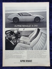 Renault Alpine A310 Werbung