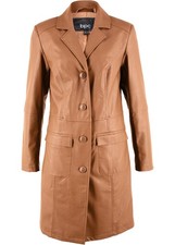 Neu Lederimitat-Mantel mit