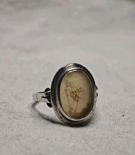 Alter Silberring Dendriten