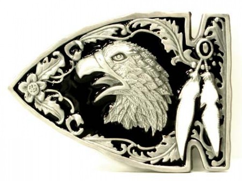 Indian buckle mit adler - buckle,