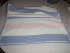 Babydecke Handarbeit rosa