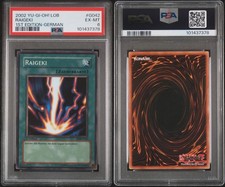 Raigeki LOB-G042 Super Rare 1.Auflage PSA 6 EX