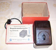 Regeltrafo RT85/0G mit OVP