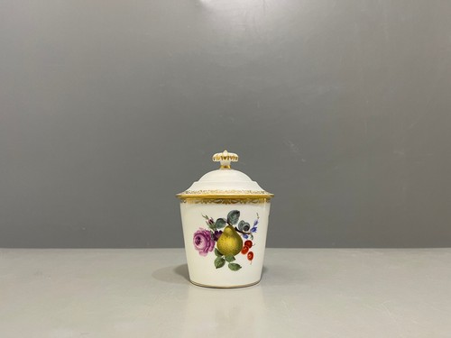 Meissen tasse deckeltasse - meissen,
