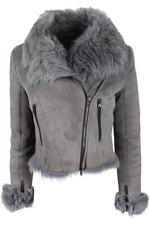 ALAÏA BLAUE JACKE AUS