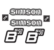 Simson  S50B  IFA  Aufkleber