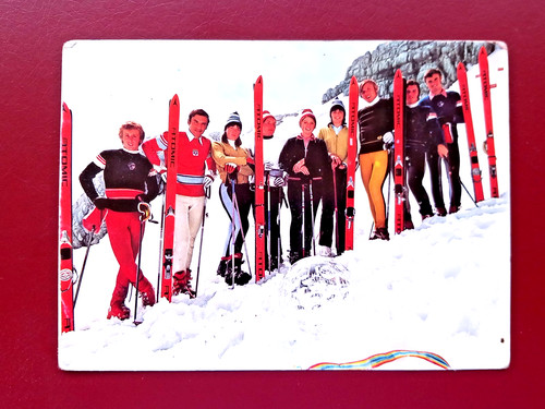 Atomic racing team postkarte - atomic,