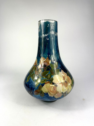 Vintage große glas vase - vintage,