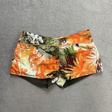 O`NEILL Damen Badehose Badeshorts Gr. S Retro Beach Floral Shorts 7804 Orange