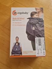 Ergobaby Regen- und Windschutz für Babytrage: Charcoal  Rain & Wind Cover OVP