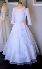 Kommunionkleid Bolero-Jacke  Kommunionskleid Taufkleid Kerzenrock Tasche 