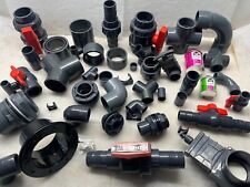 PVC Fitting Rohr T-Stück Muffe Bogen Kugelhahn Zugschieber Winkel 16 bis 110mm