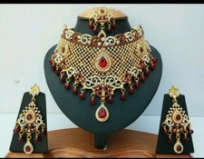 Bollywood Indien Schmuck Rot