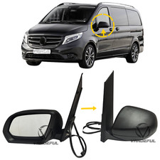 Linker Elektrischer Außenspiegel für Mercedes Vito W447, Heizbar, Klappbar