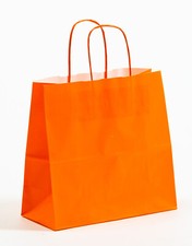 Papiertragetaschen orange