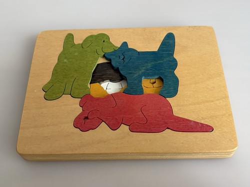 Puzzle holzpuzzle hunde und - holzpuzzle,