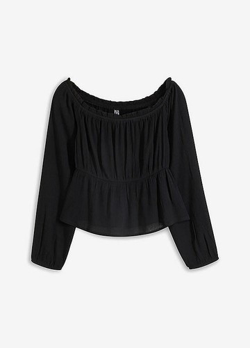 Neu carmenbluse 38 schwarz - neu,