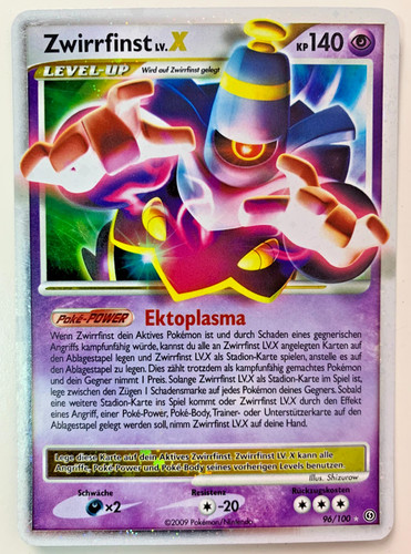 Pokemon karte zwirrfinst - pokemon, lv.x