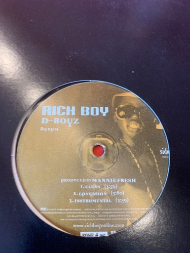 Rich boy boyz vinyl single - -,