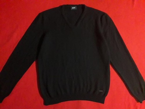 Women joop sweater black wool - black,