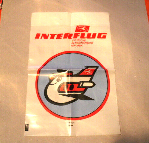 Ddr interflug plastiktüte - interflug,